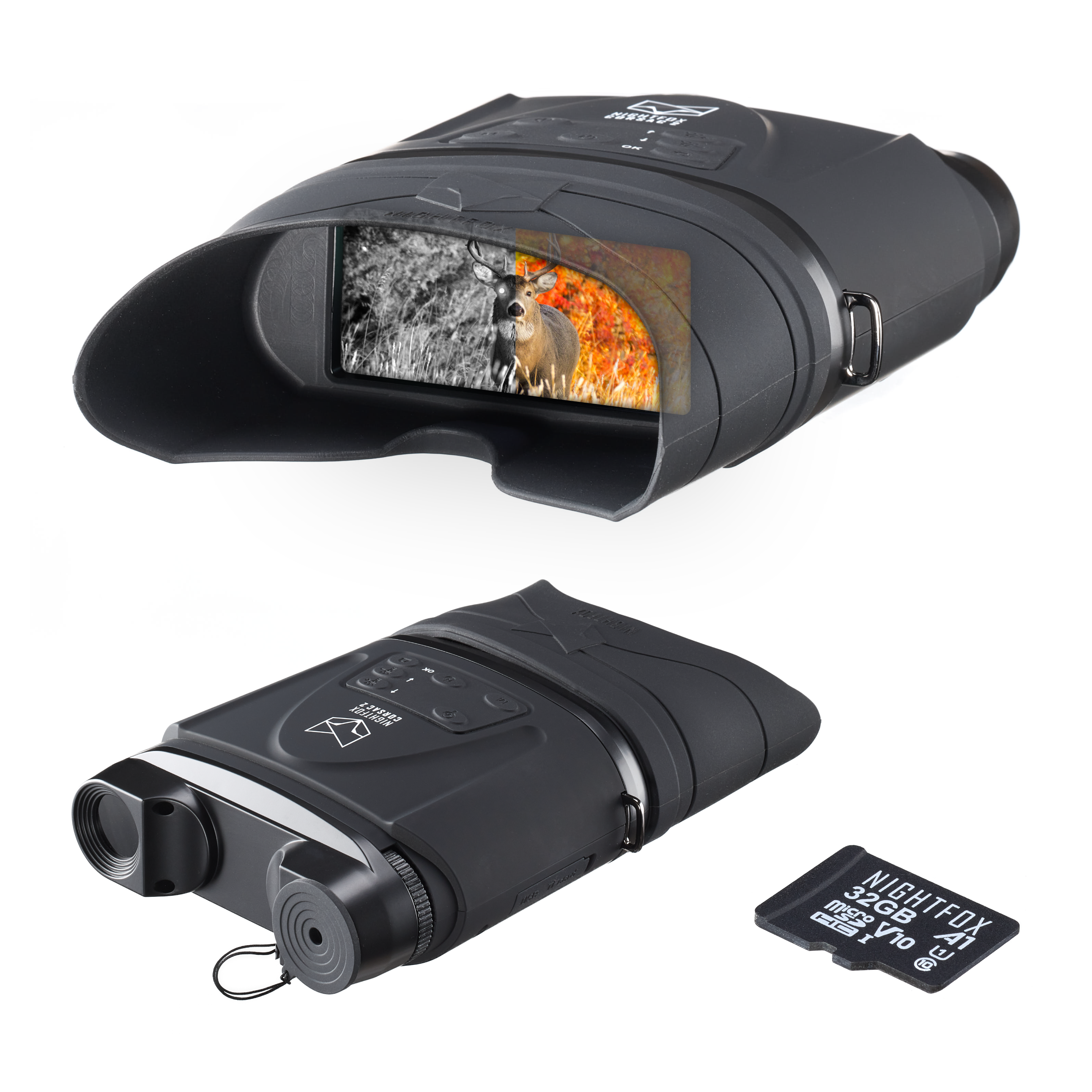 A picture of the Nightfox Corsac 2 HD Night Vision Binoculars | Extra Large Screen