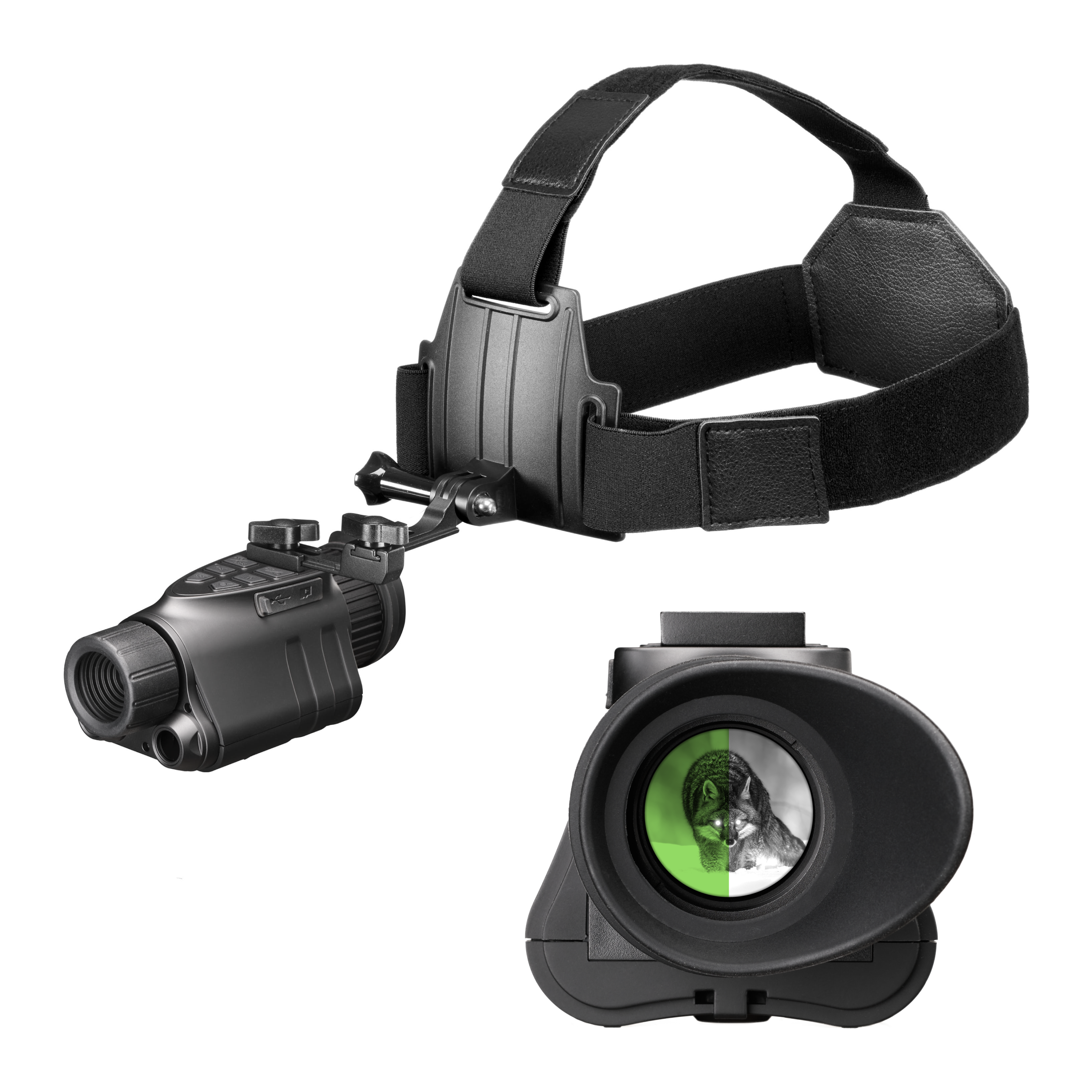 A picture of the Nightfox Prowl Monocular Night Vision Goggles