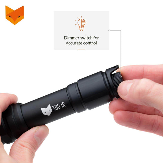 Nightfox XB5 940nm Low Glow Infrared LED Flashlight