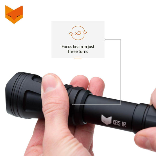 Nightfox XB5 940nm Low Glow Infrared LED Flashlight