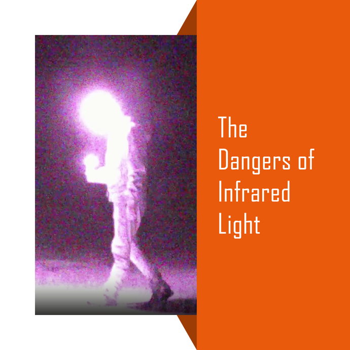 What happens when you shine infrared light into your eyes?