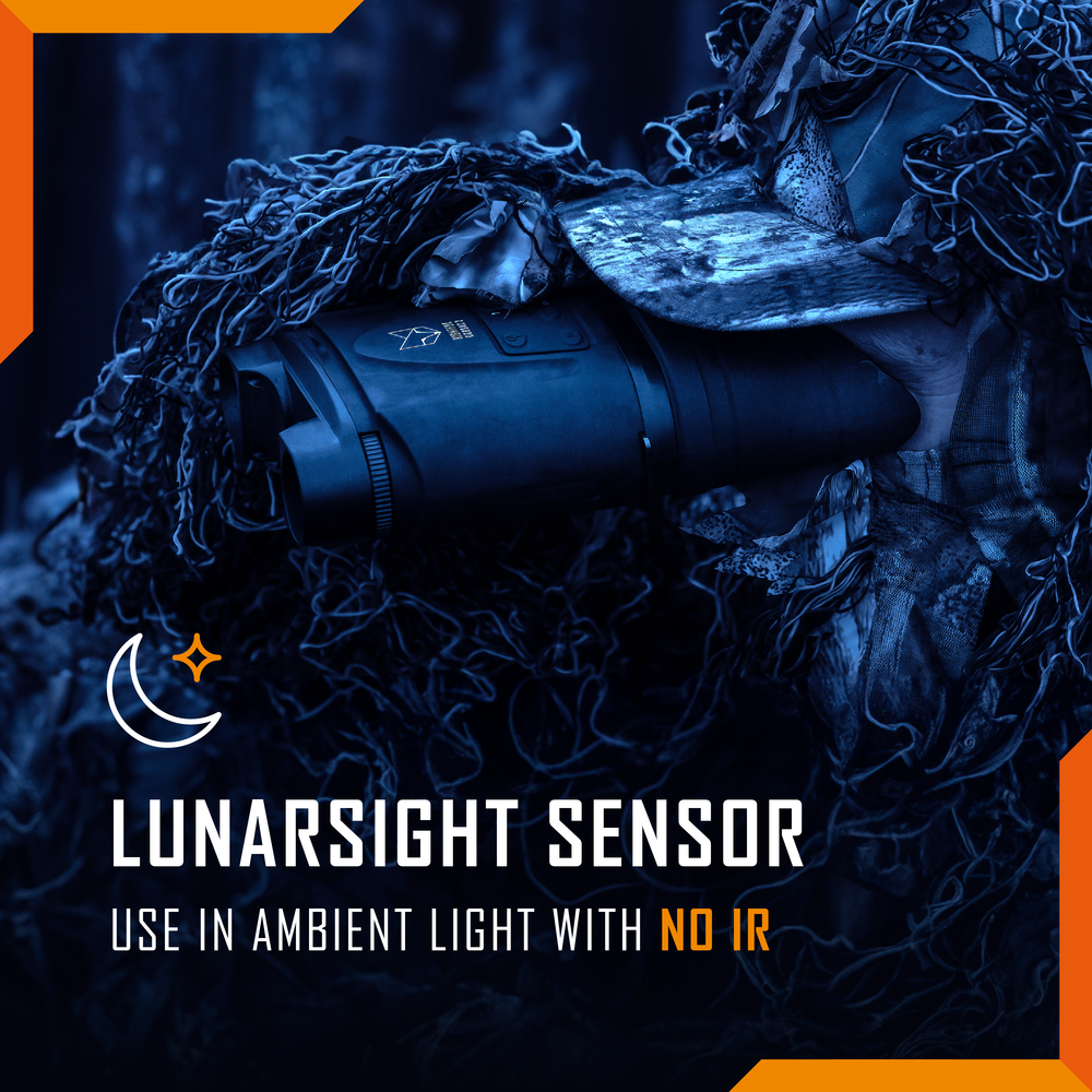 The Lunarsight sensor inside the Corsac 2 gives good performance without the IR LED