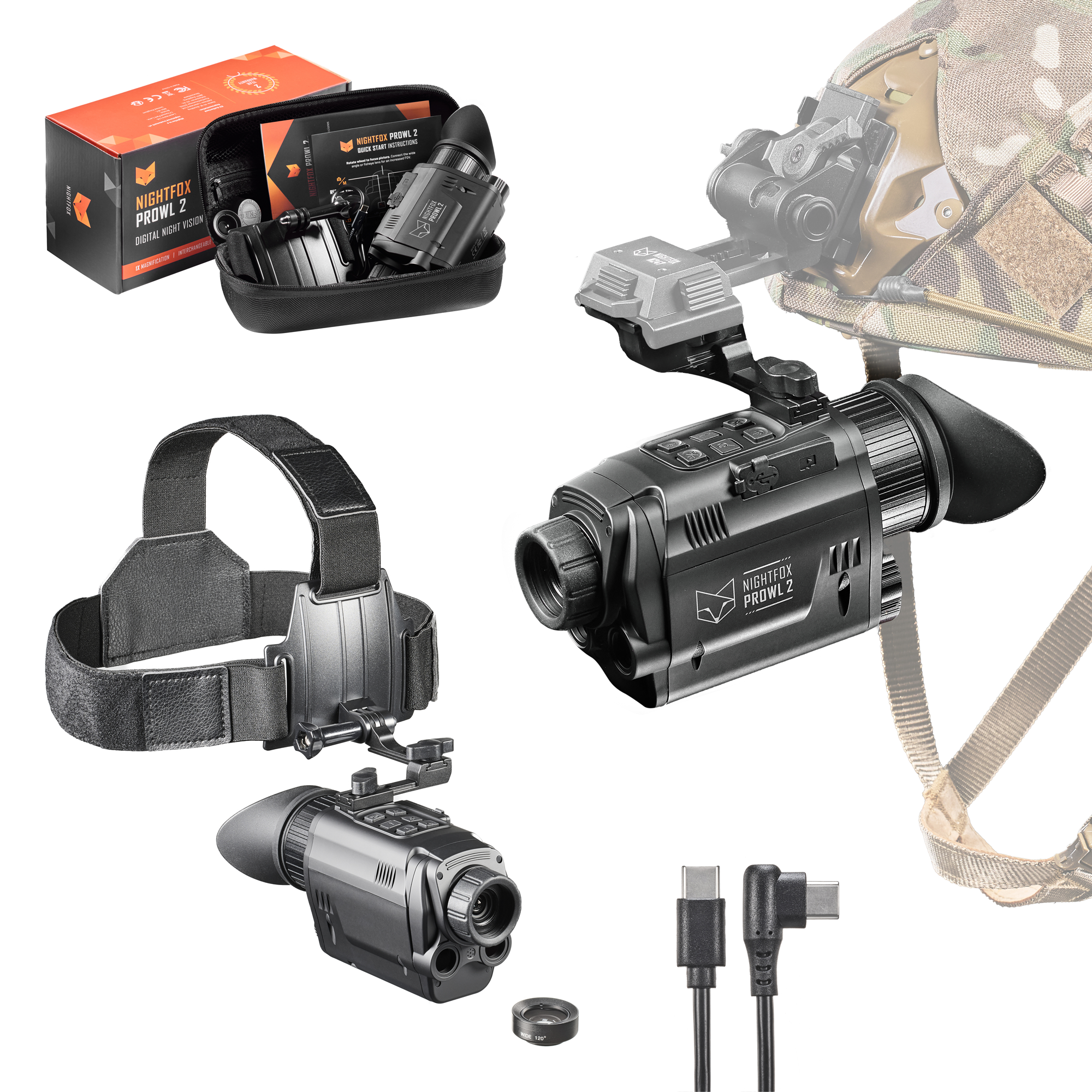 Nightfox Prowl 2 Night Vision Monocular, Night Vision Goggles