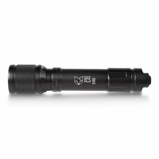 Nightfox XC5 850nm Infrared LED Flashlight | Side angle with white background | NIGHTFOX XC5 IR 850