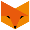 The Nightfox Logo, a stylised fox